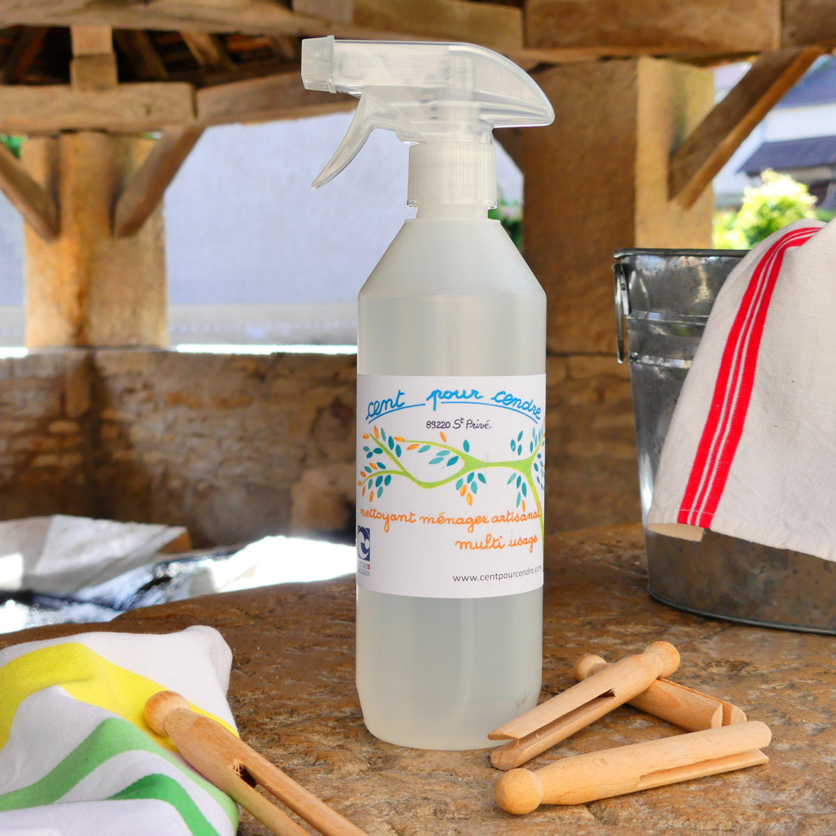 Spray nettoyant ménager multiusage 100% naturel - La Belle de Bourgogne