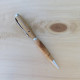 Stylo artisanal en bois tourné – Cep de vigne de Bourgogne